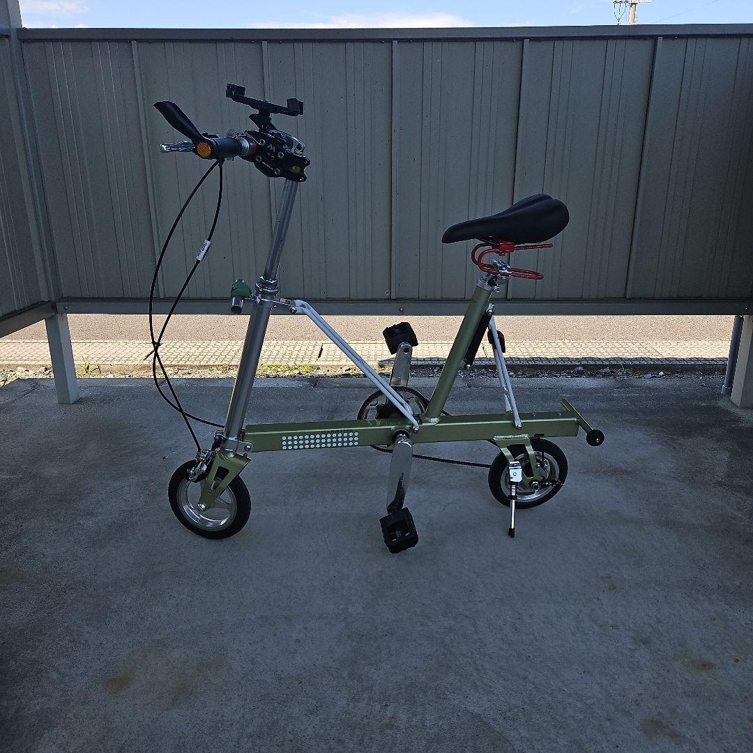 H*T様 激レア！変速機付きCARRY ME 折り畳み自転車　タイヤ　ソリッド