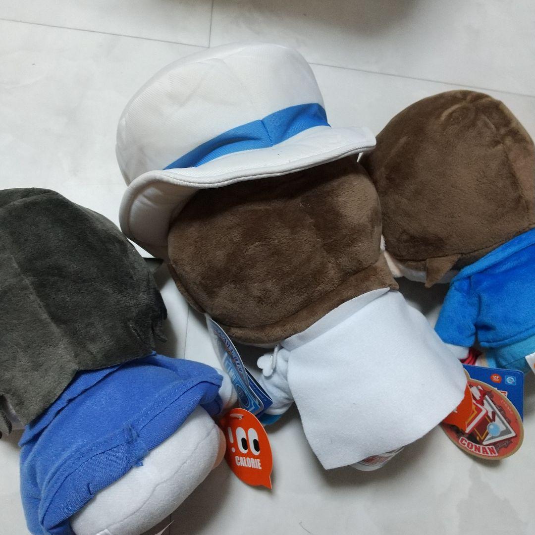 新品　名探偵コナン　ぬいぐるみ 怪盗キッド　江戸川コナン　世良真澄