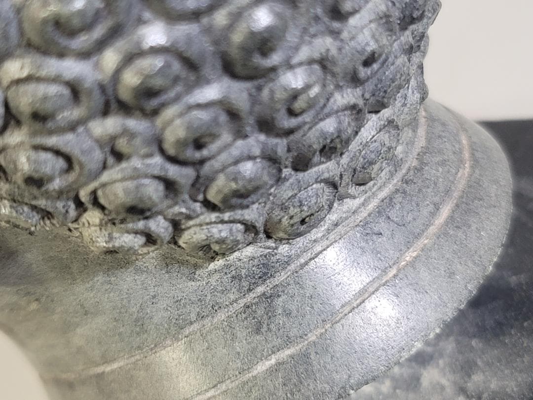 石仏 仏頭 置物 在銘 DT421