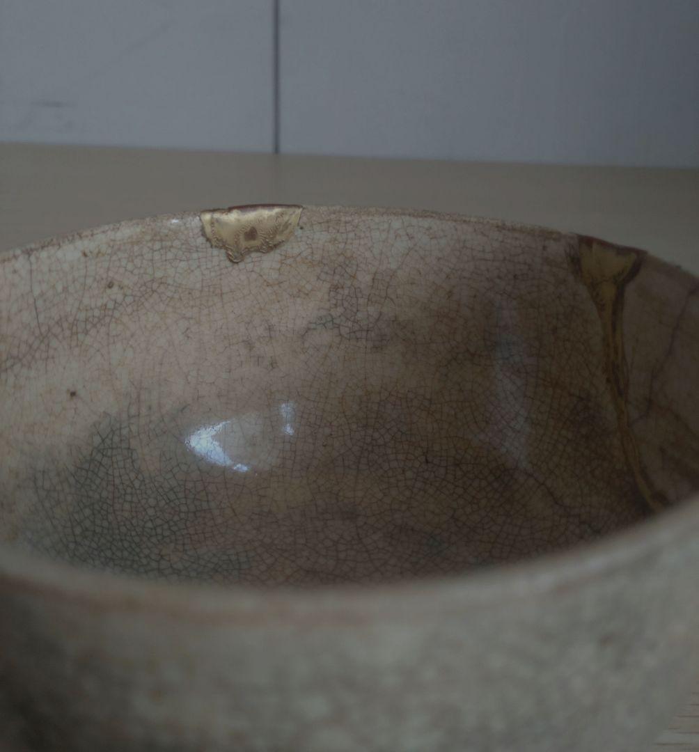 【伝世　古萩　江戸初期】李朝　高麗青磁　青井戸　茶盌　茶碗　李勺光　李敬　桃山陶