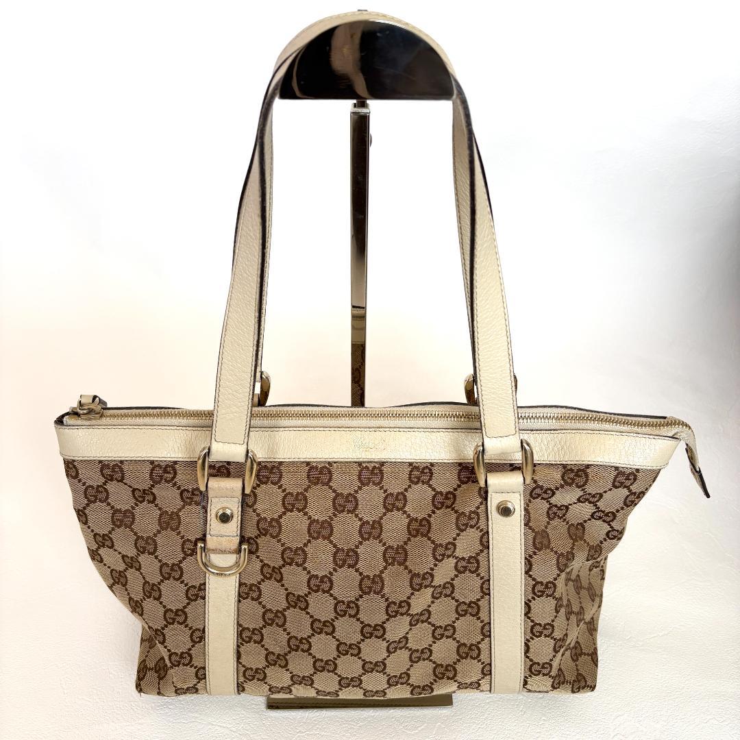 GUCCI グッチ　トートバッグ　アビー　キャンバス　141470