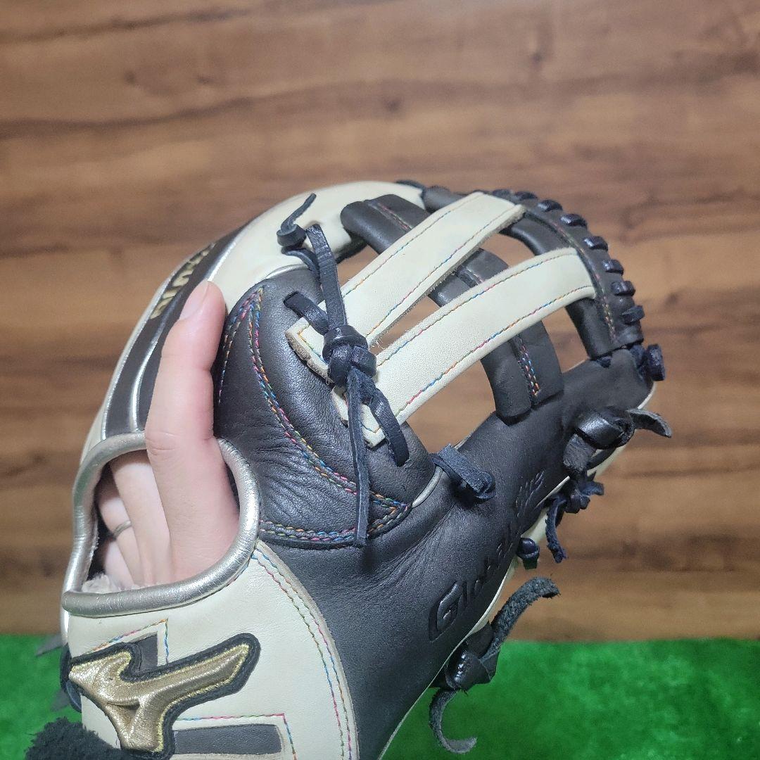 良型 ミズノ グローバルエリート 一般軟式用 内野手 グローブ グラブ