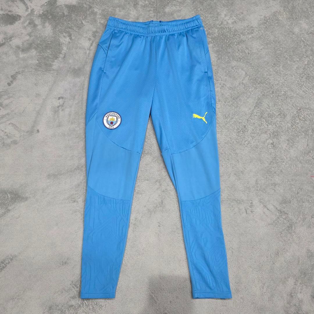 マンチェスターシティ　ジャージ　パンツ　M　PUMA　プーマ　水色　プレミア