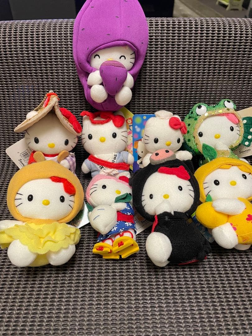 九州限定 ご当地 ハローキティ ぬいぐるみ 9体セット