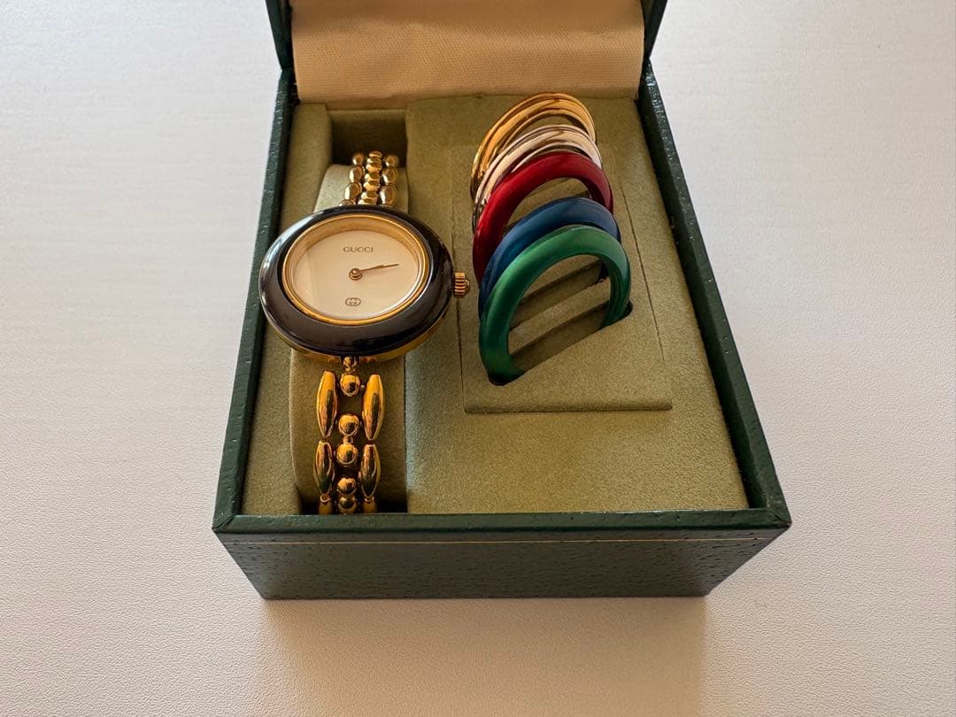 Gucci 時計 ゴールド バンドセット