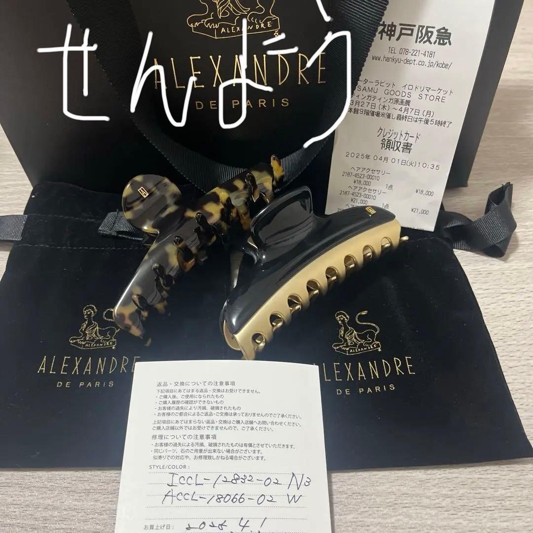 アレクサンドルドゥパリ　新品　未使用　Lサイズ　2点セット　百貨店　証明書付