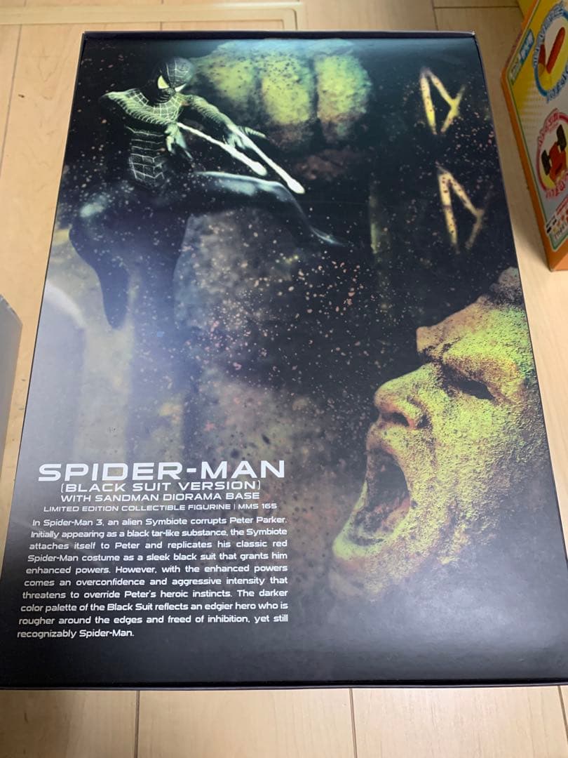 ホットトイズ 1/6　スパイダーマン3 ブラックスーツ　サンドマン付き