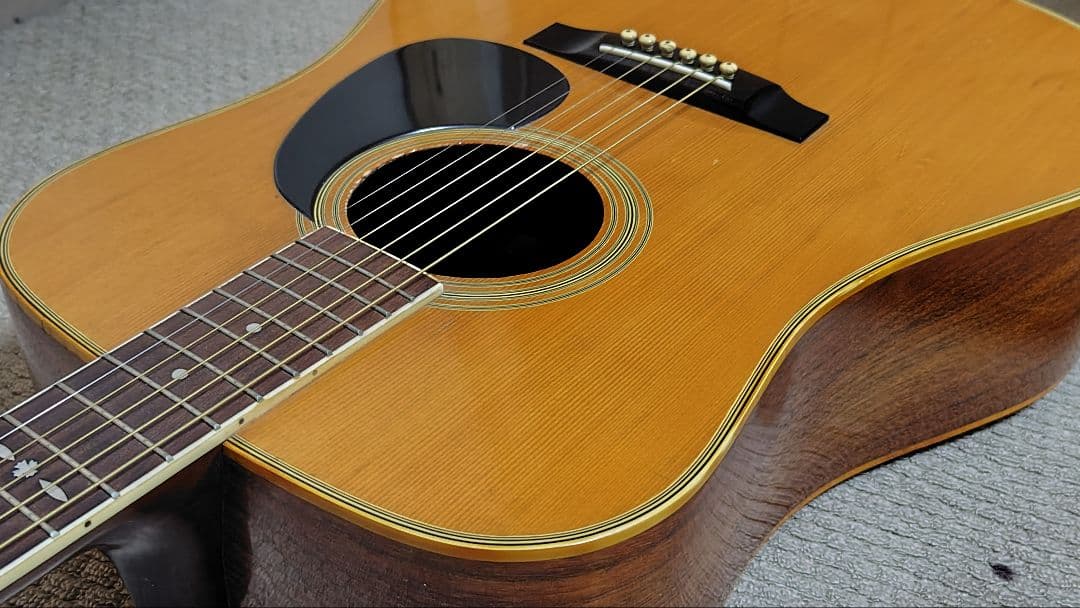 キャッツアイCE−250旧大文字ロゴJAPANビンテージギター。ジャンク