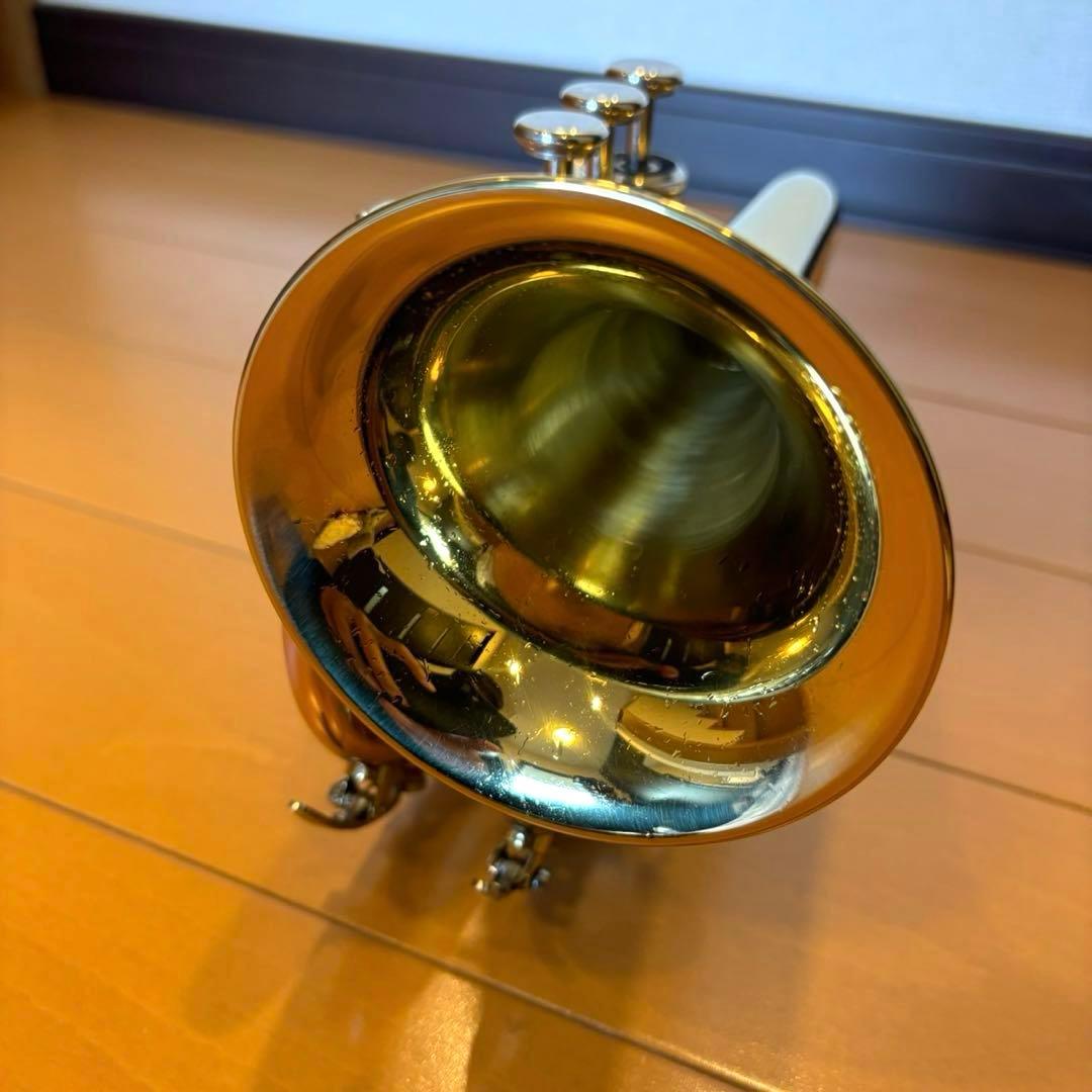 ポケットトランペット MPT250L Minerva ケース付き