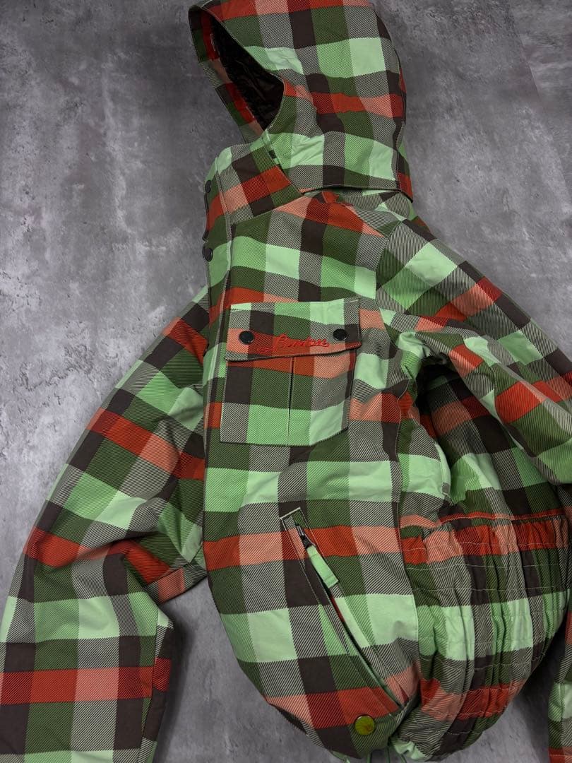 BURTON “ SHELL JACKET”CHECK gorpcore