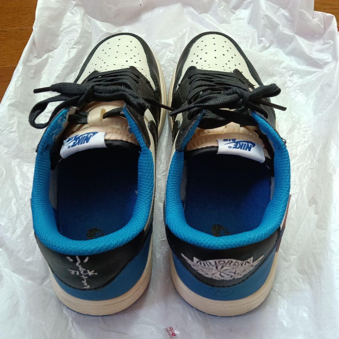 だ*い様 NIKE Air Jordan 1 ホワイト/ブラック/ブルー