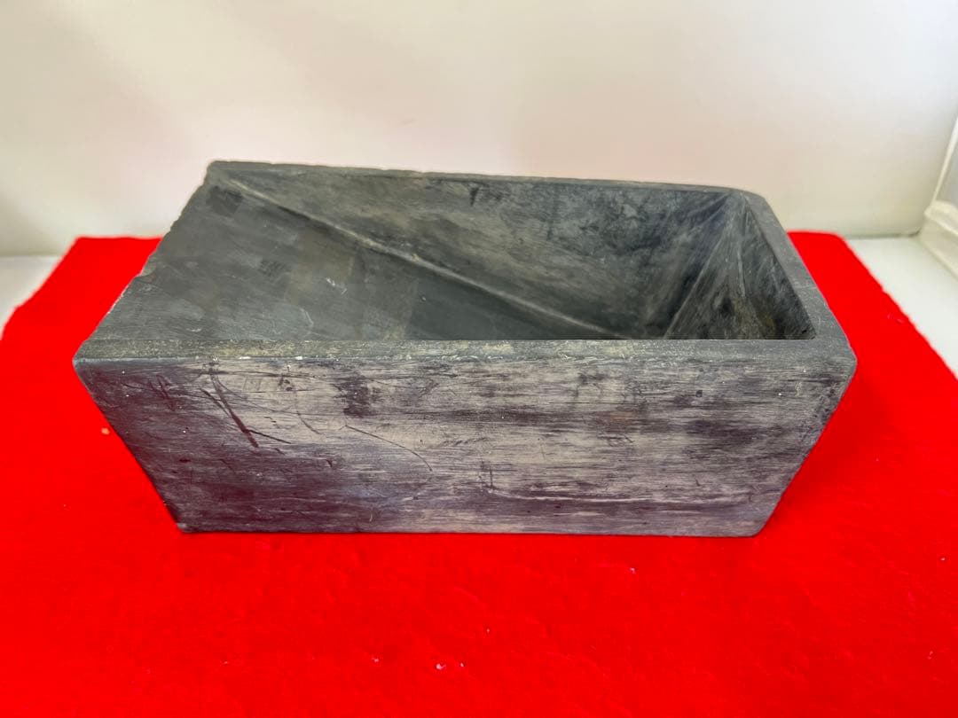 文房具　抄手硯　端溪硯　出土硯　書/C81-0