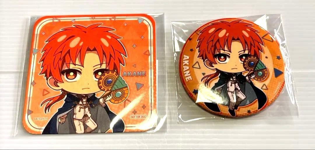 地縛少年花子くん2☆ラッキー☆チャレンジくじ　D賞BIG缶バッジ 茜、時計守