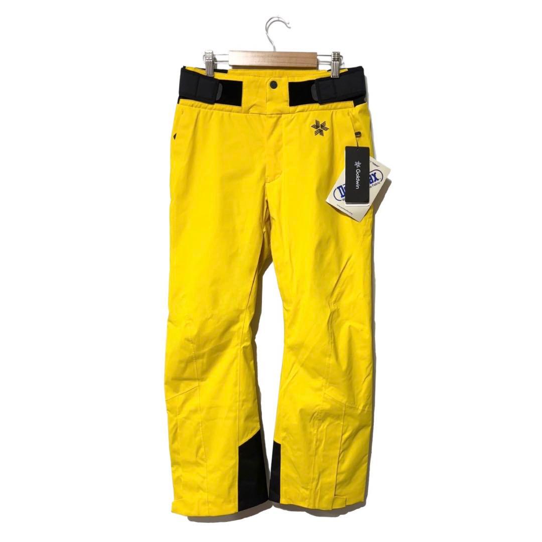 新品 ゴールドウィン G-エンジニアード スリム パンツ L.レモン L 3