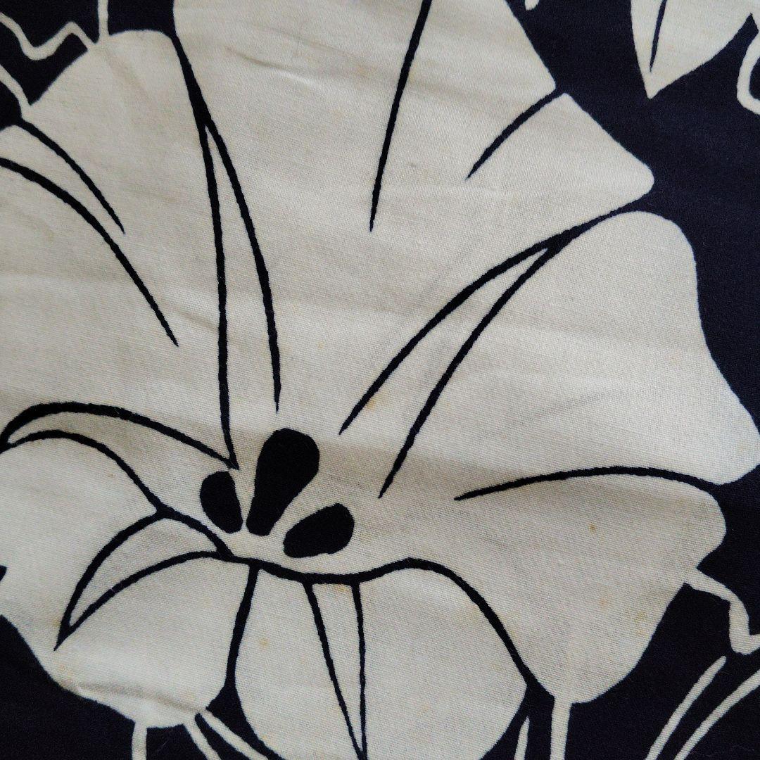 は*な様 浴衣反物　竺仙　あさがお柄