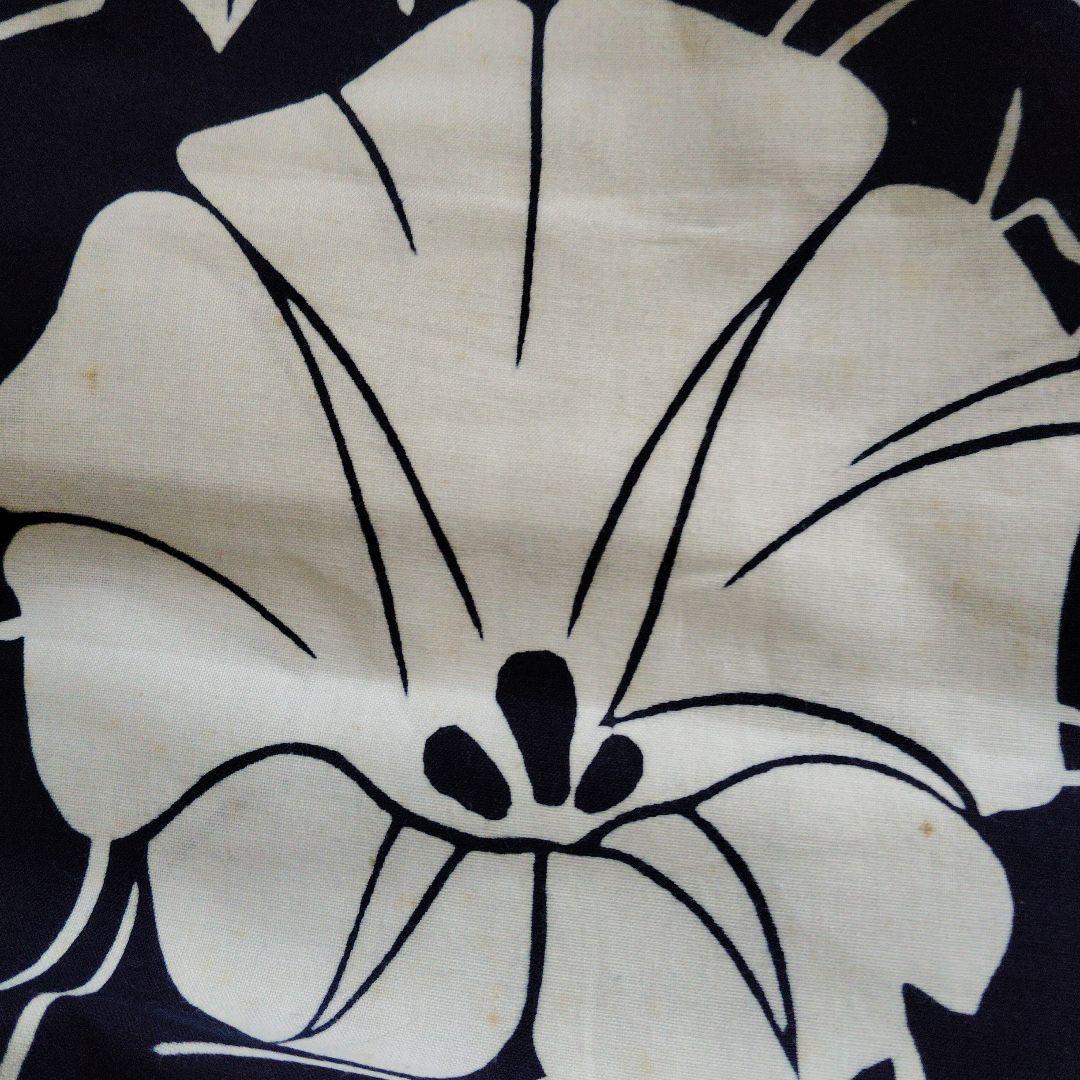 は*な様 浴衣反物　竺仙　あさがお柄