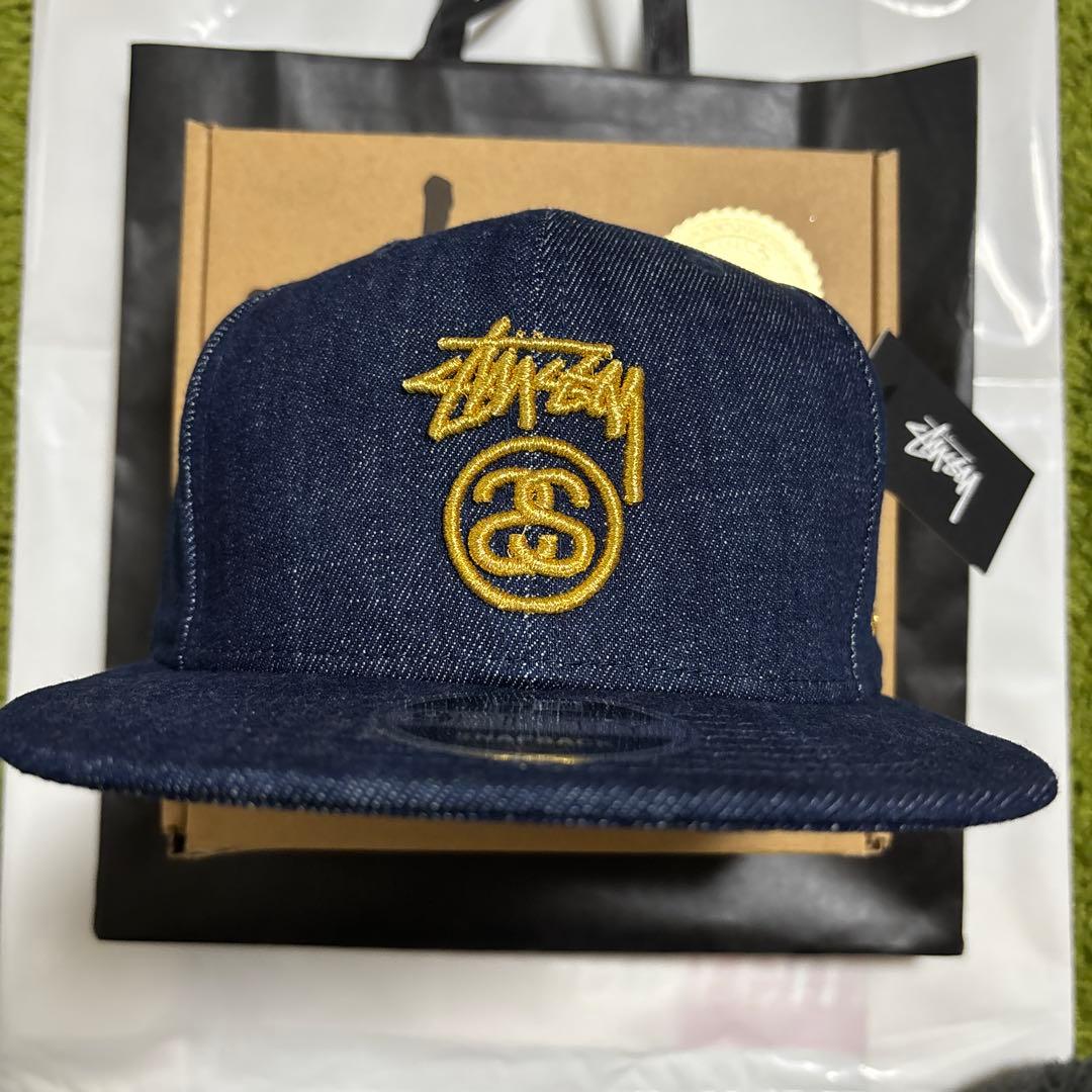 STUSSY × NEW ERA STOCK LOCK DENIM CAP