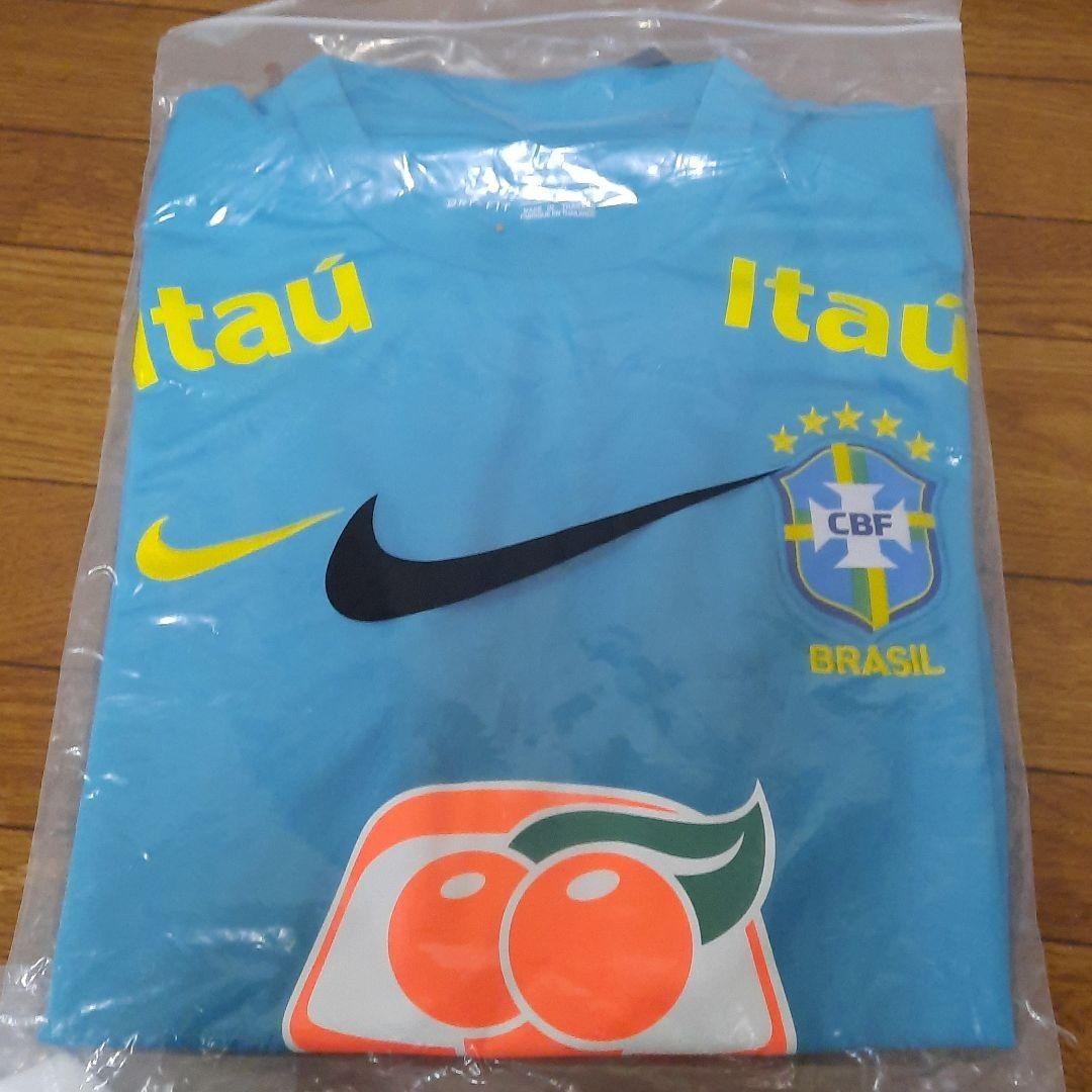 21/22ブラジル代表 トレーニングシャツ フルスポンサーモデル。