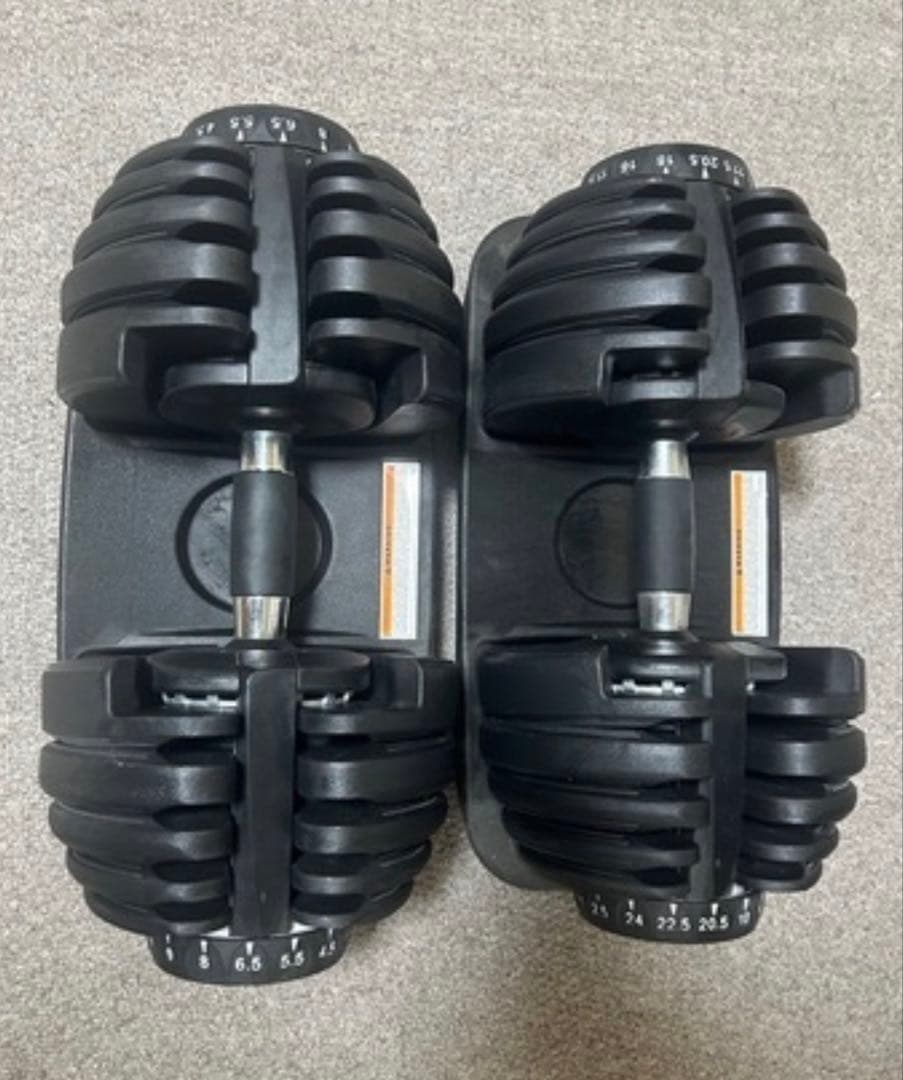 こ*わ様 【直接取引限定】可変式ダンベル2個セット 24kg ベンチセット