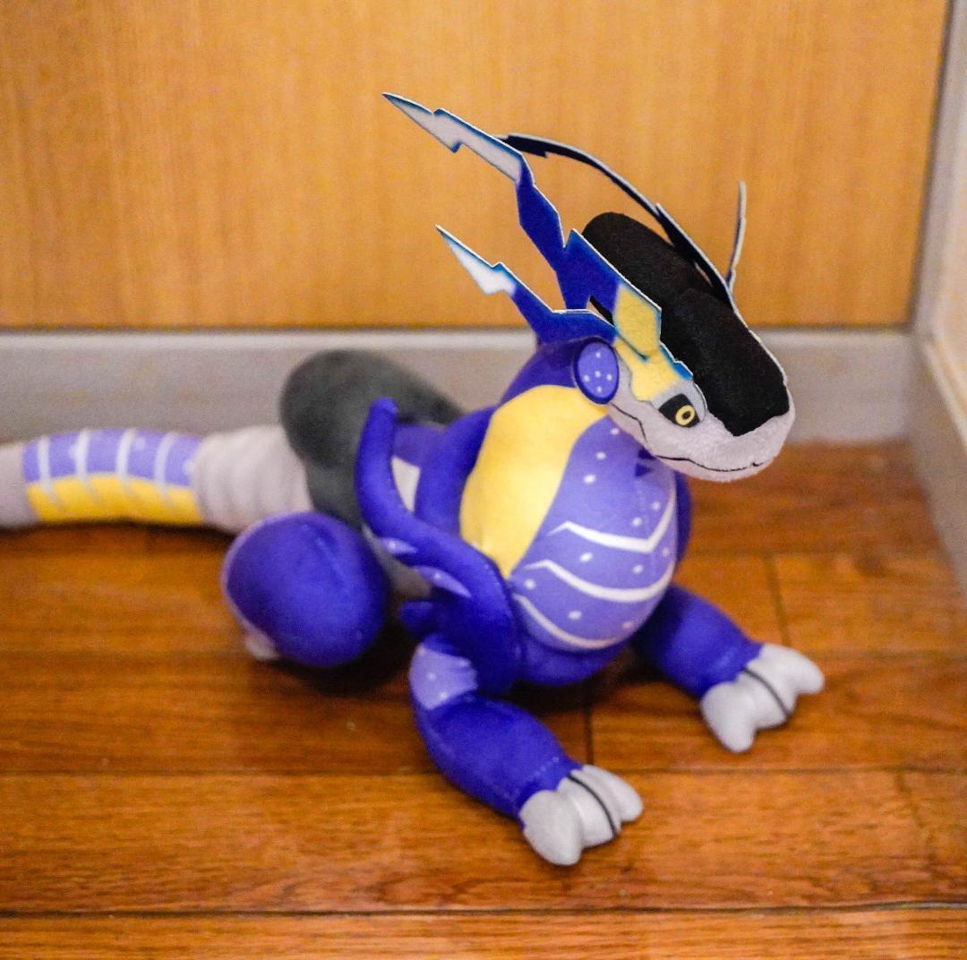 ミライドン　ぬいぐるみ　バイオレット　大きい　42cm　リボン袋付【残3限定】