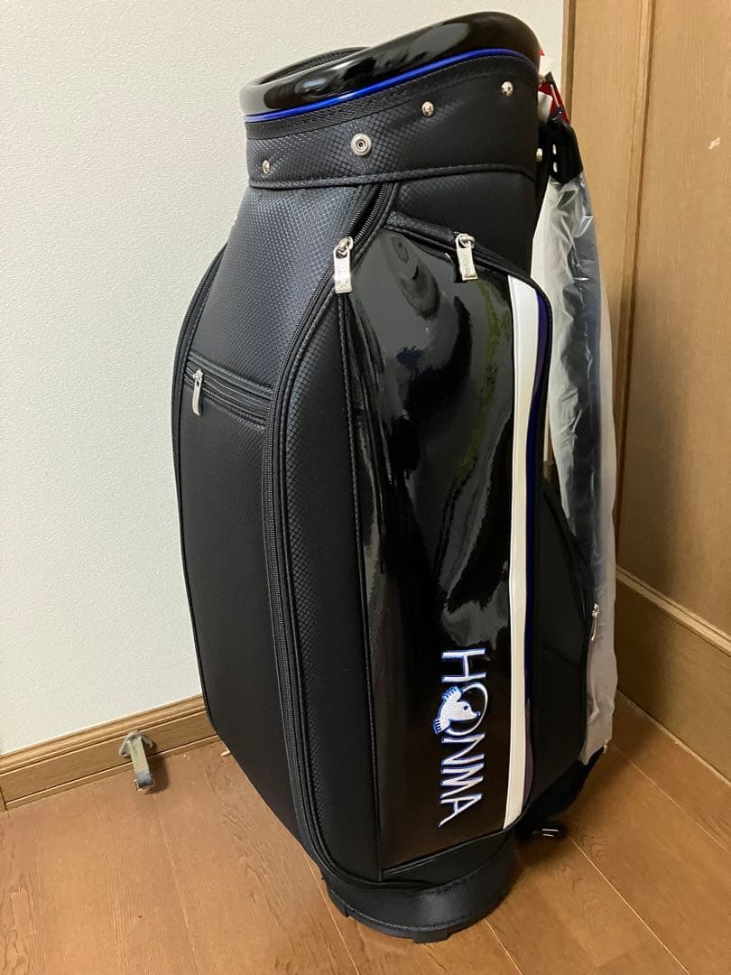 HONMA キャディバッグ 黒・青