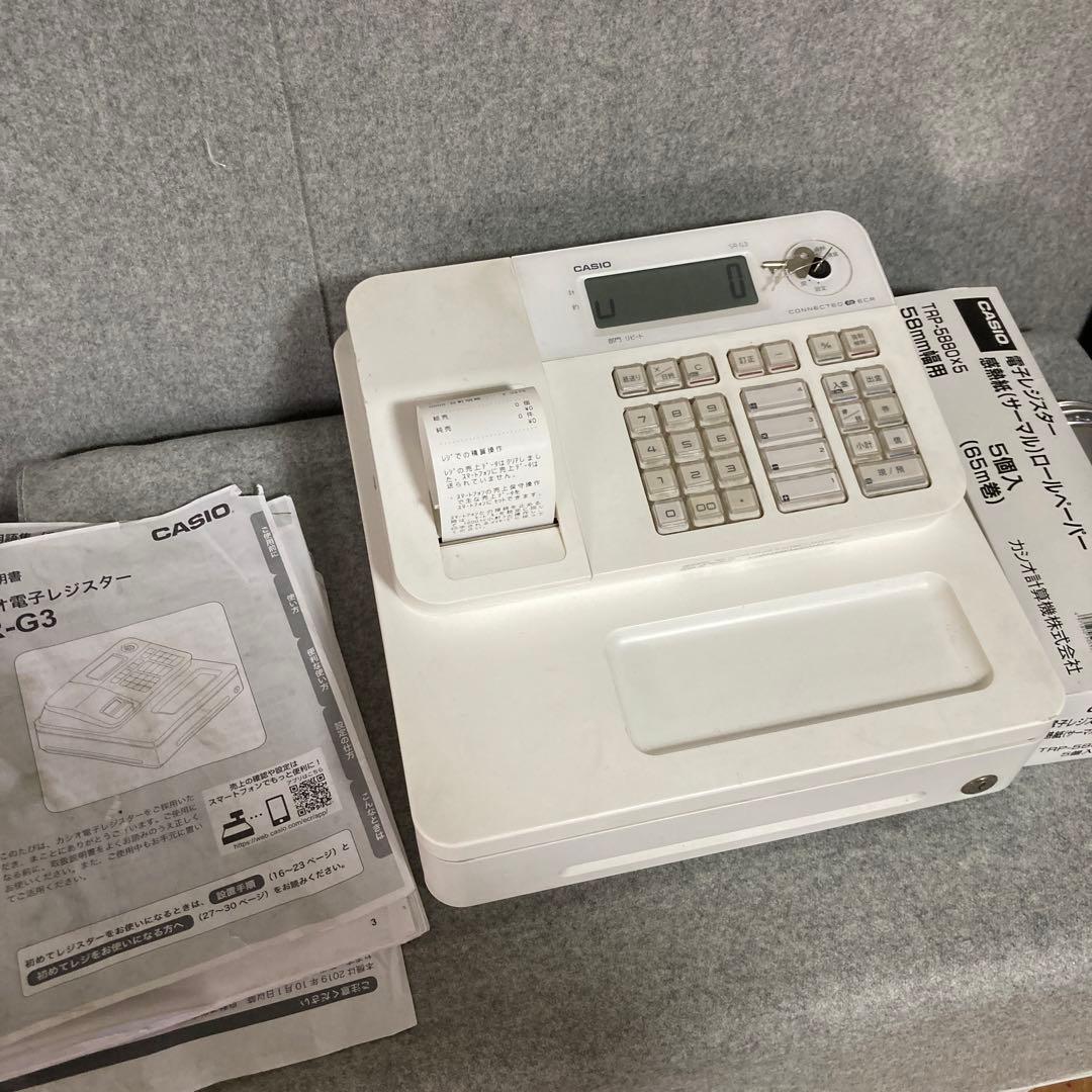 CASIO 　レジスター SR-G3-Bluetooth対応