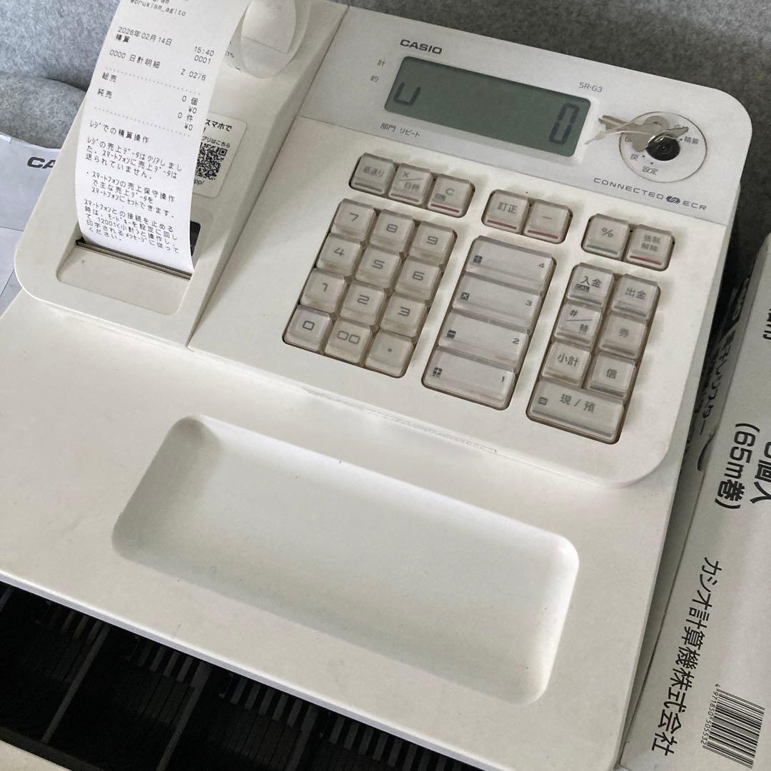 CASIO 　レジスター SR-G3-Bluetooth対応