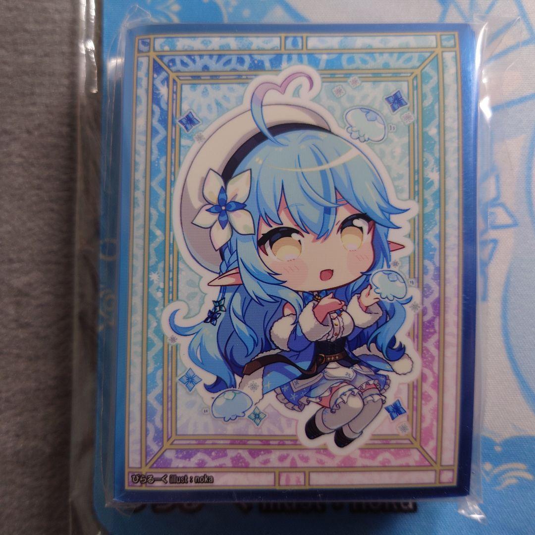α1 ホロライブ SD&アホ毛&くらげ？ 雪花ラミィ スリーブ&プレイマット