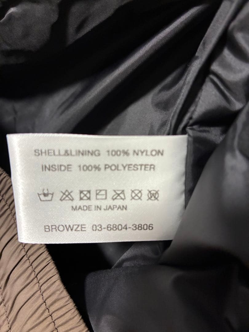 【Mサイズ】ennoy 2022AW Nylon Paddedセットアップ