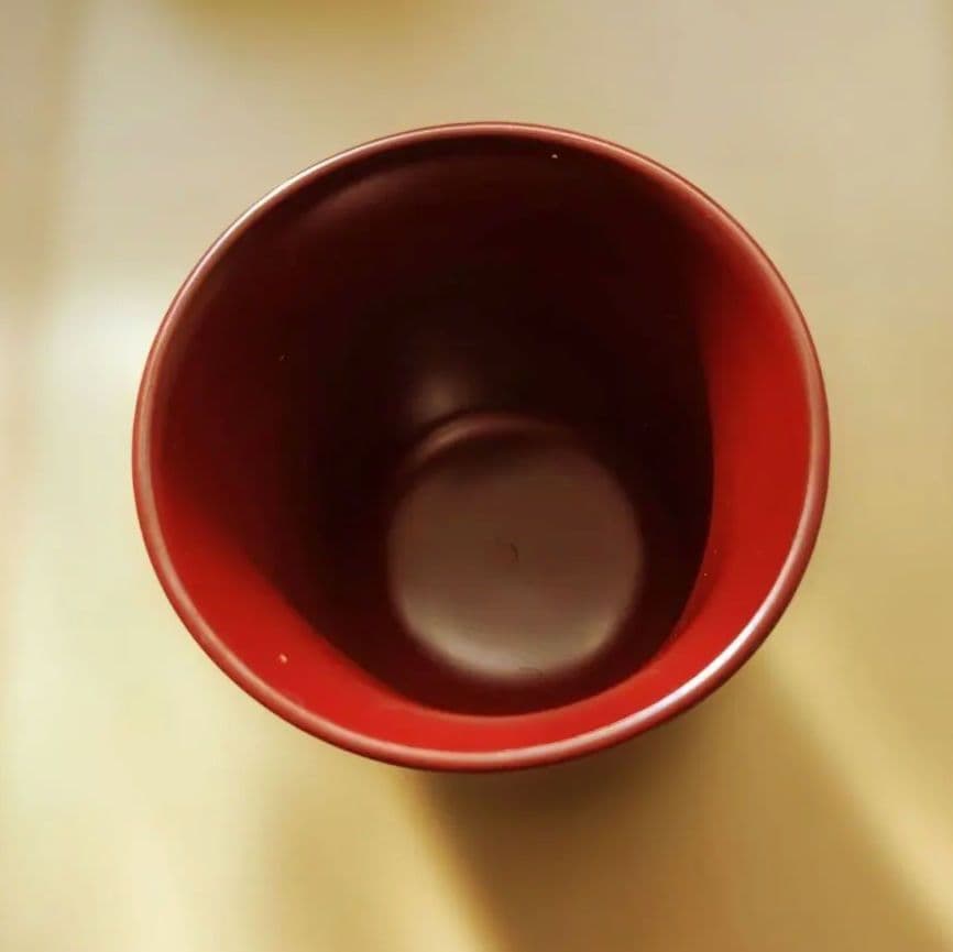 羽反ぐい呑み 古代根来 畠中 昭一 作