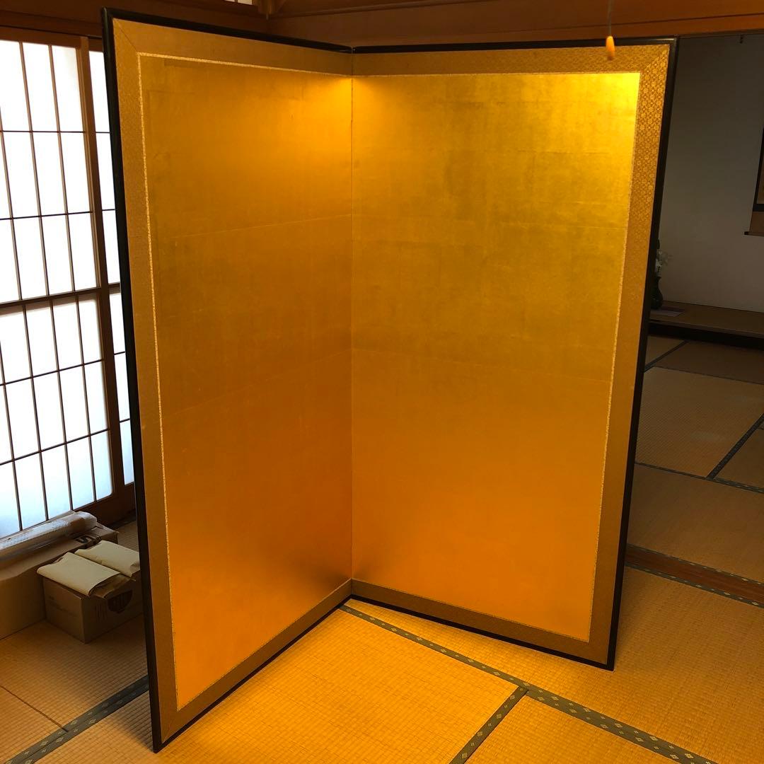 特大　金屏風