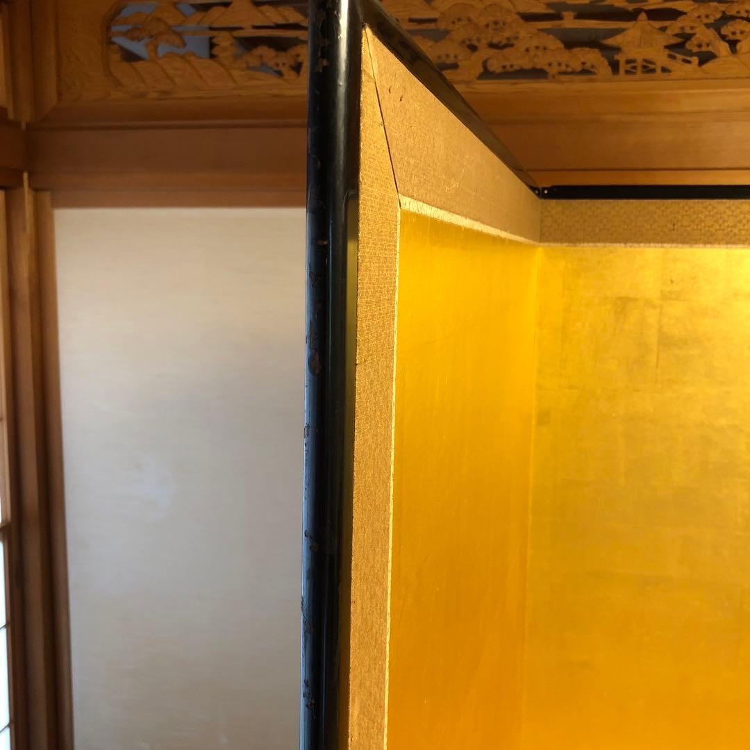 特大　金屏風