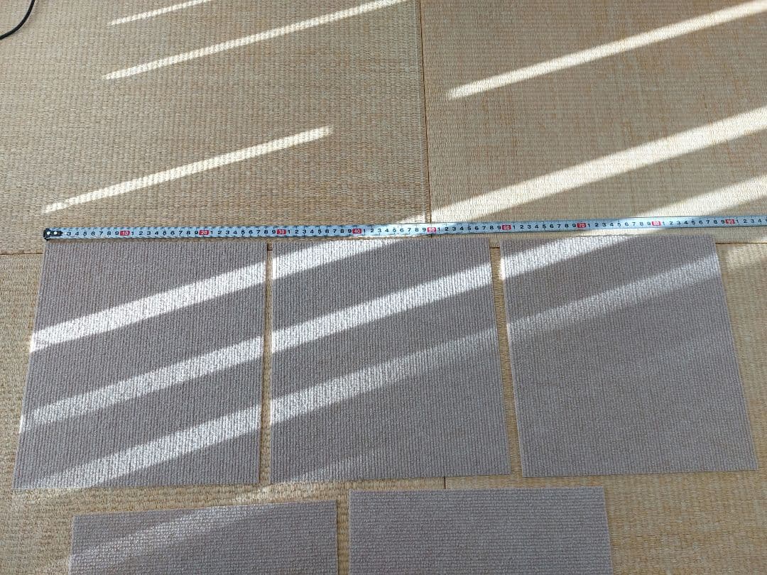 SANKOペット用撥水タイルマット　カーペット　30×30cm 70枚+カット品