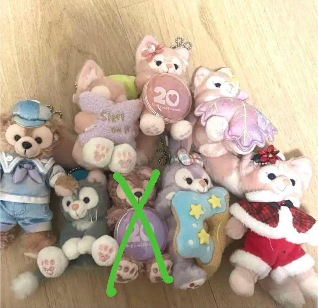 ダッフィー&フレンズ ぬいぐるみキーホルダー7体セット