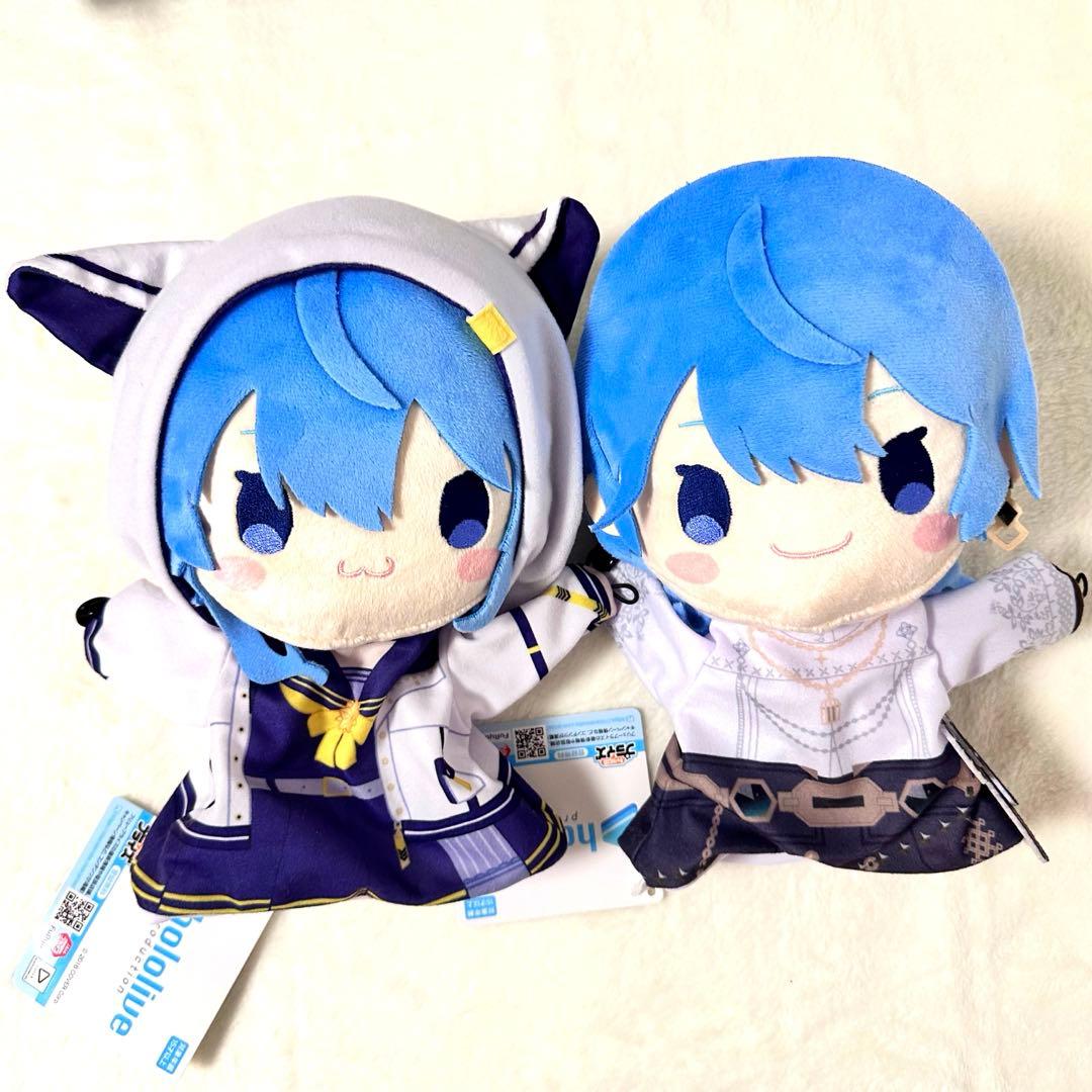 星街すいせい　寝そべり　パペット　ぬいぐるみ　マウスパッド　セット