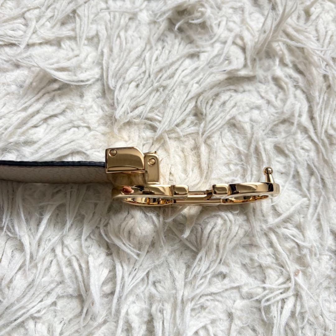 未使用級　フェラガモ　ダブルガンチーニ　ベルト　ゴールドバックル　リバーシブル