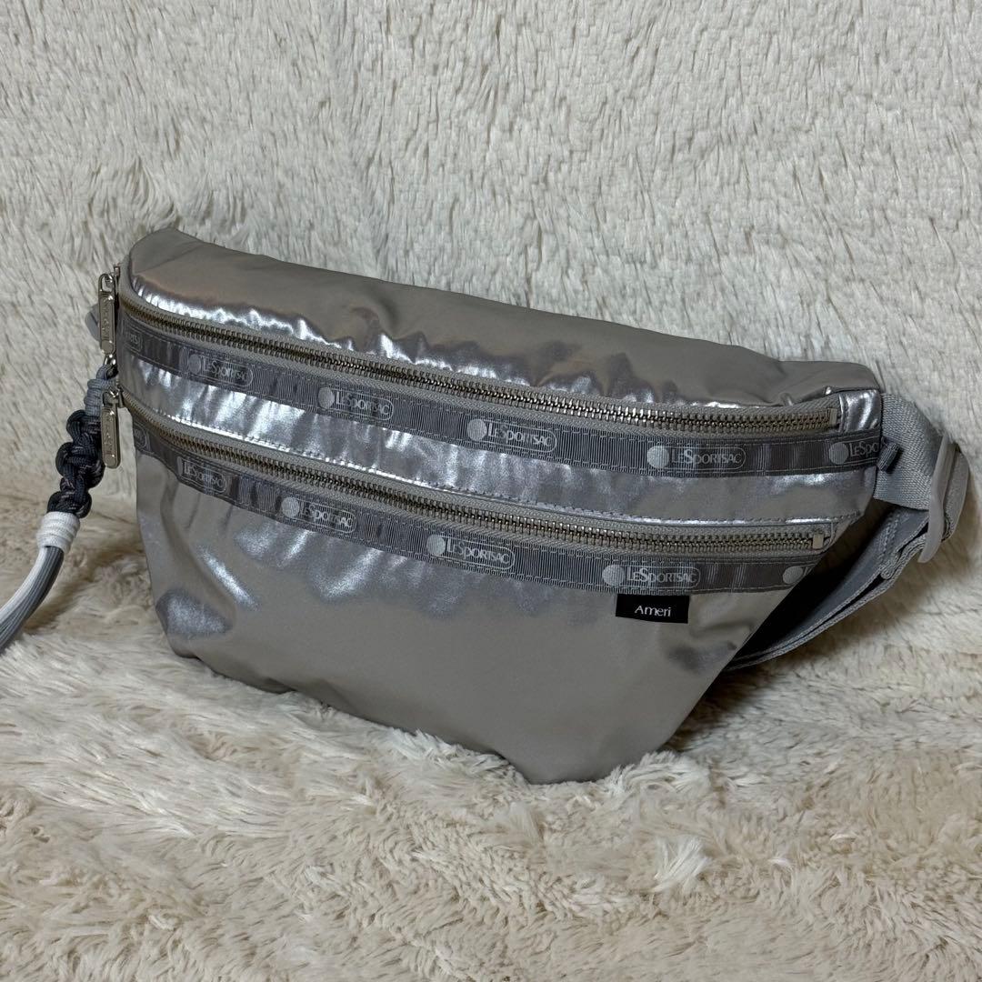 LeSportsac×Ameri DX Belt Bag シルバー ボディバッグ