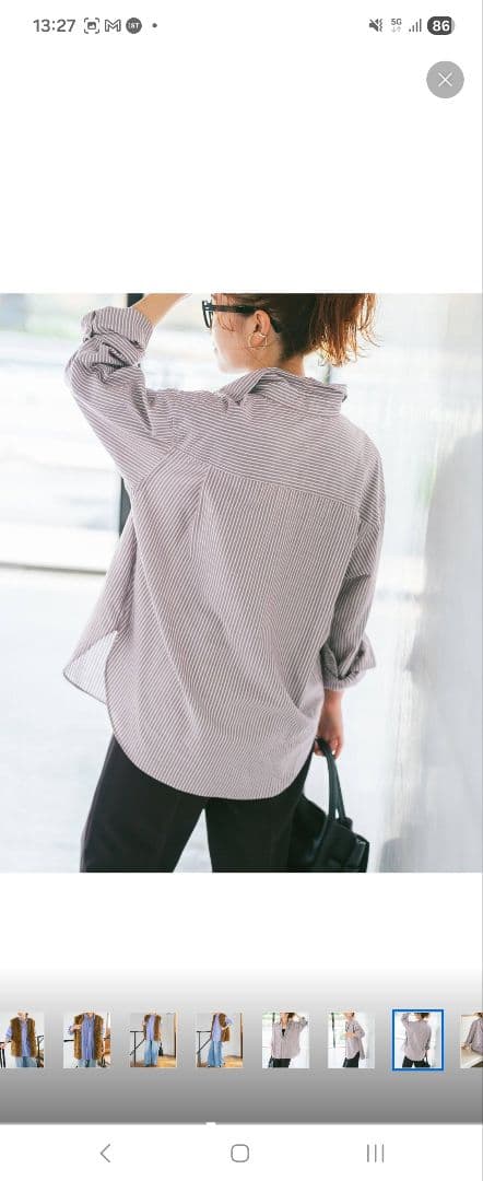 ★美品★今期購入　Spick and Span　オックススタンダードシャツ