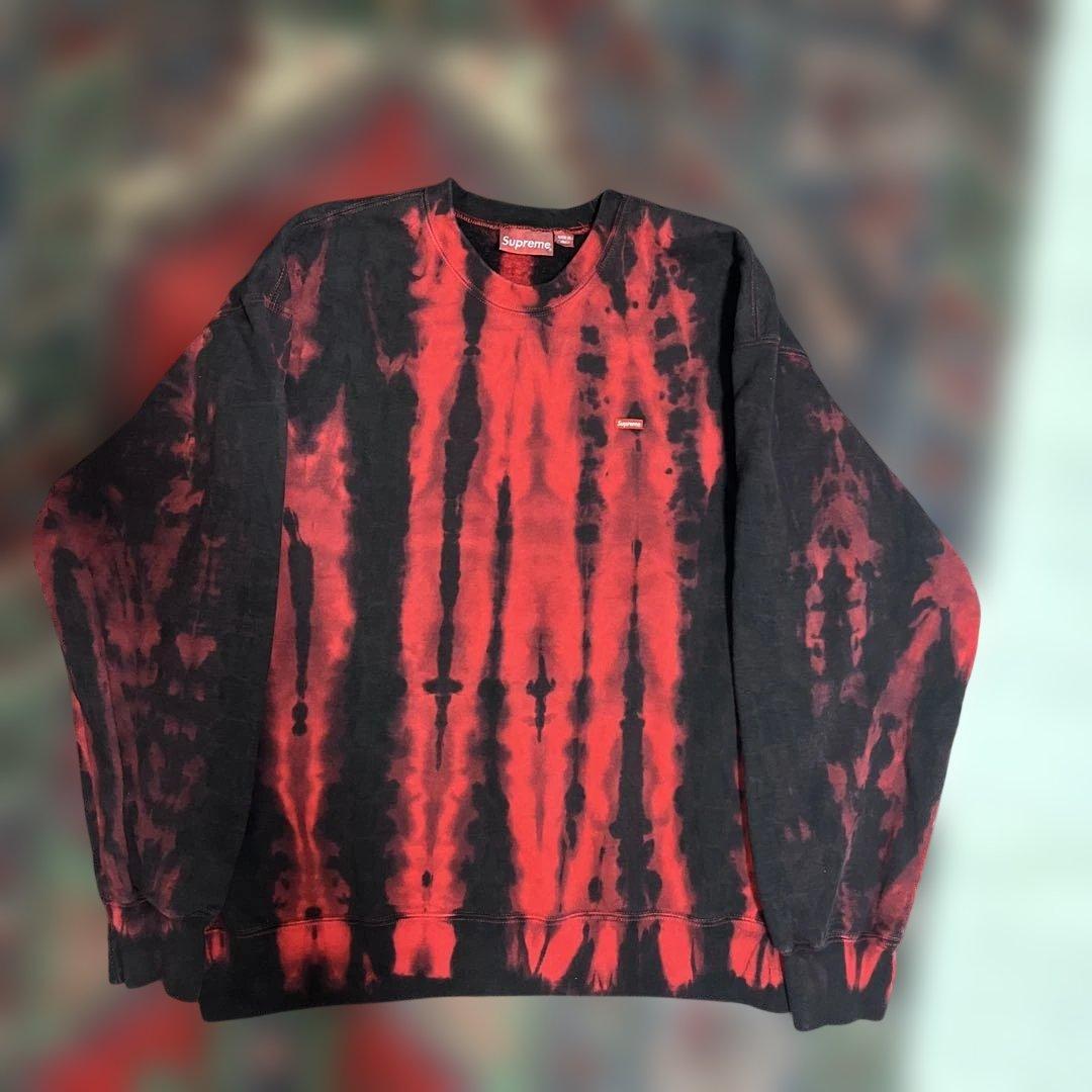 supreme スウェット　Small Box Crewneck Tiedye