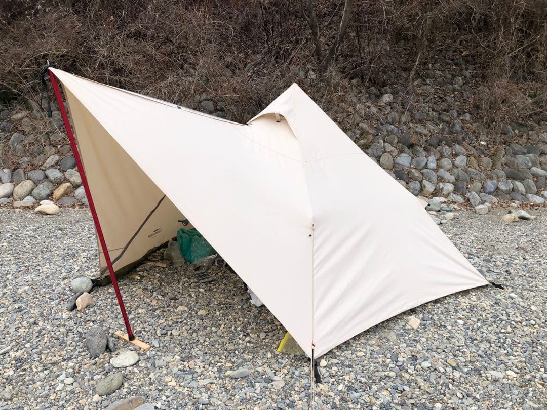 Soomloom TC ワンポールテント　ベージュの防水性二重構造テント