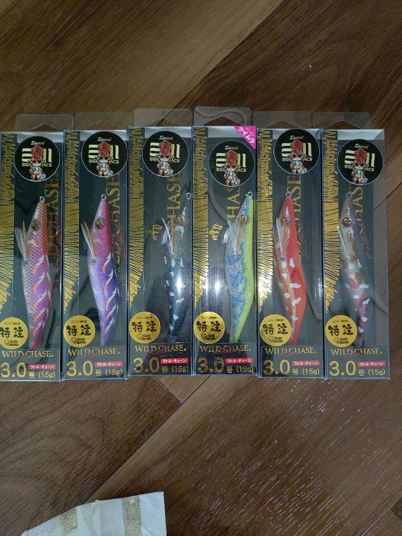 【エギマニアックス】WILD CHASE エギ 3.0ラトルチューン 6個セット