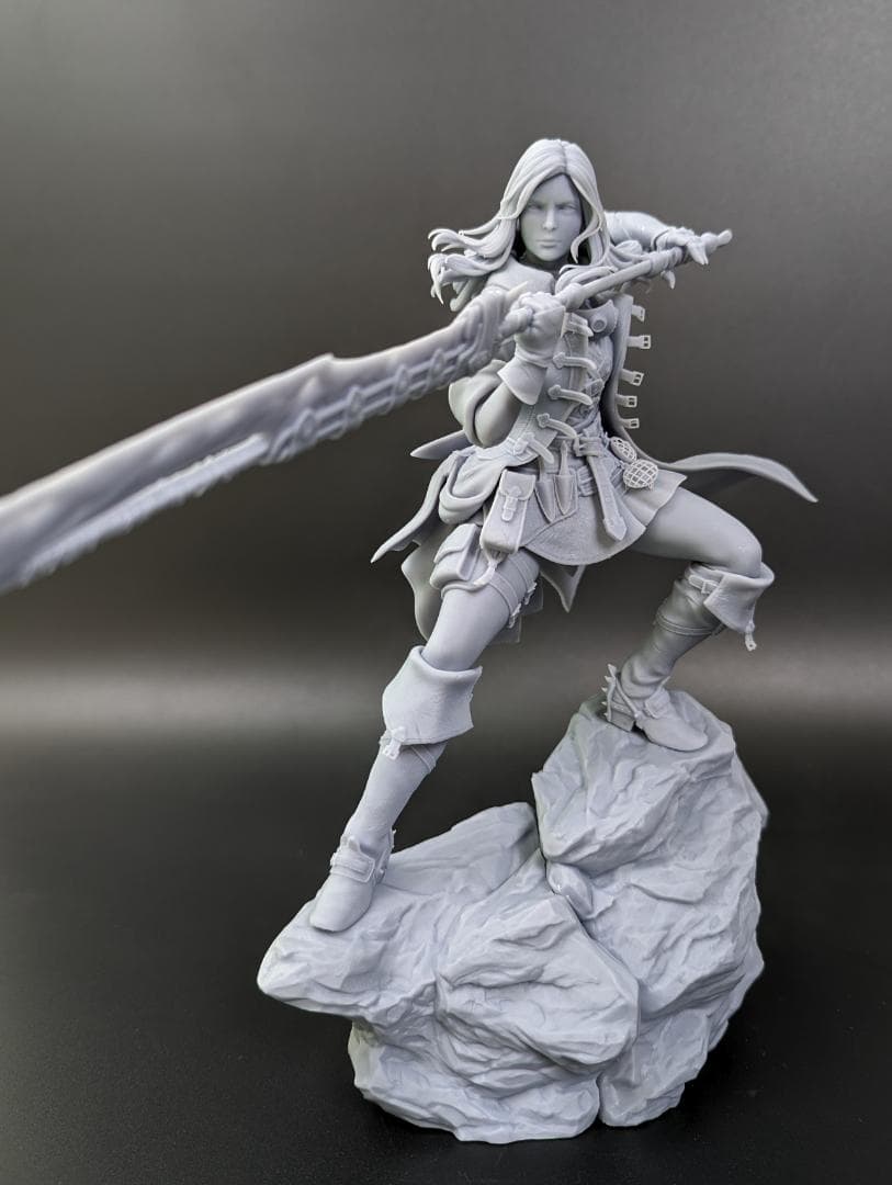 モンスターハンターワイルズ 女性ハンター フィギュア 240mm【未塗装】