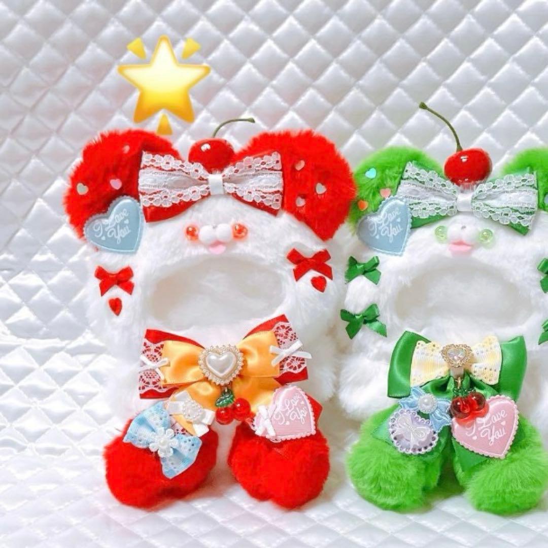 着ぐるみ くま おすわり ぬい服 12cm マスコット ちびぐるみ 91