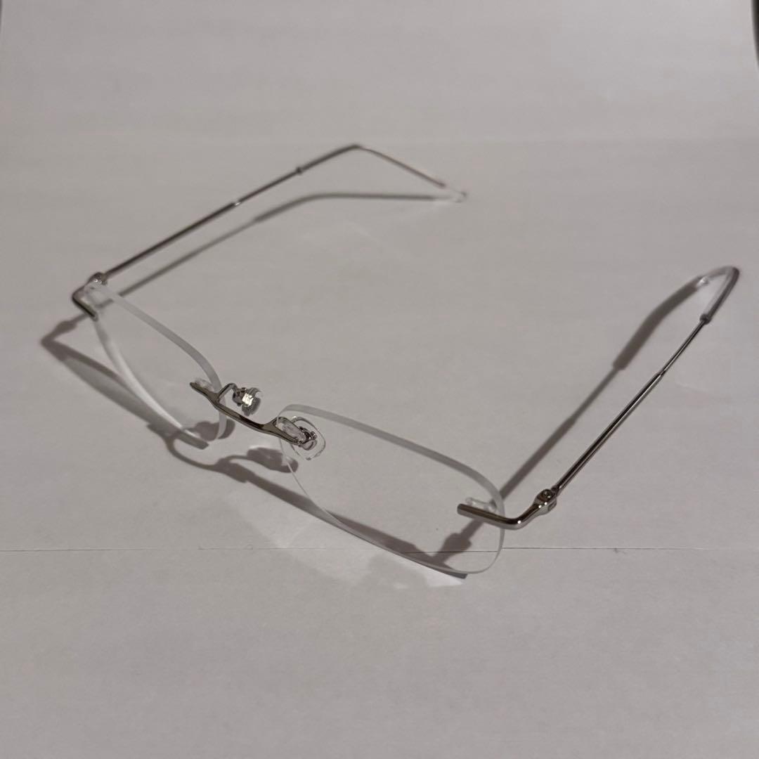 Jins リムレス　メガネ　R!M別注 Rimless 度なし