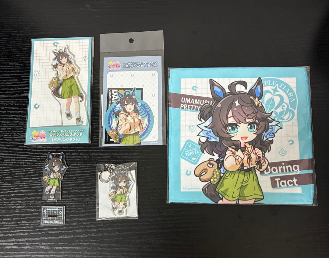 ウマ娘　トラベル　新千歳　ポップアップ　デアリングタクト　5点セット