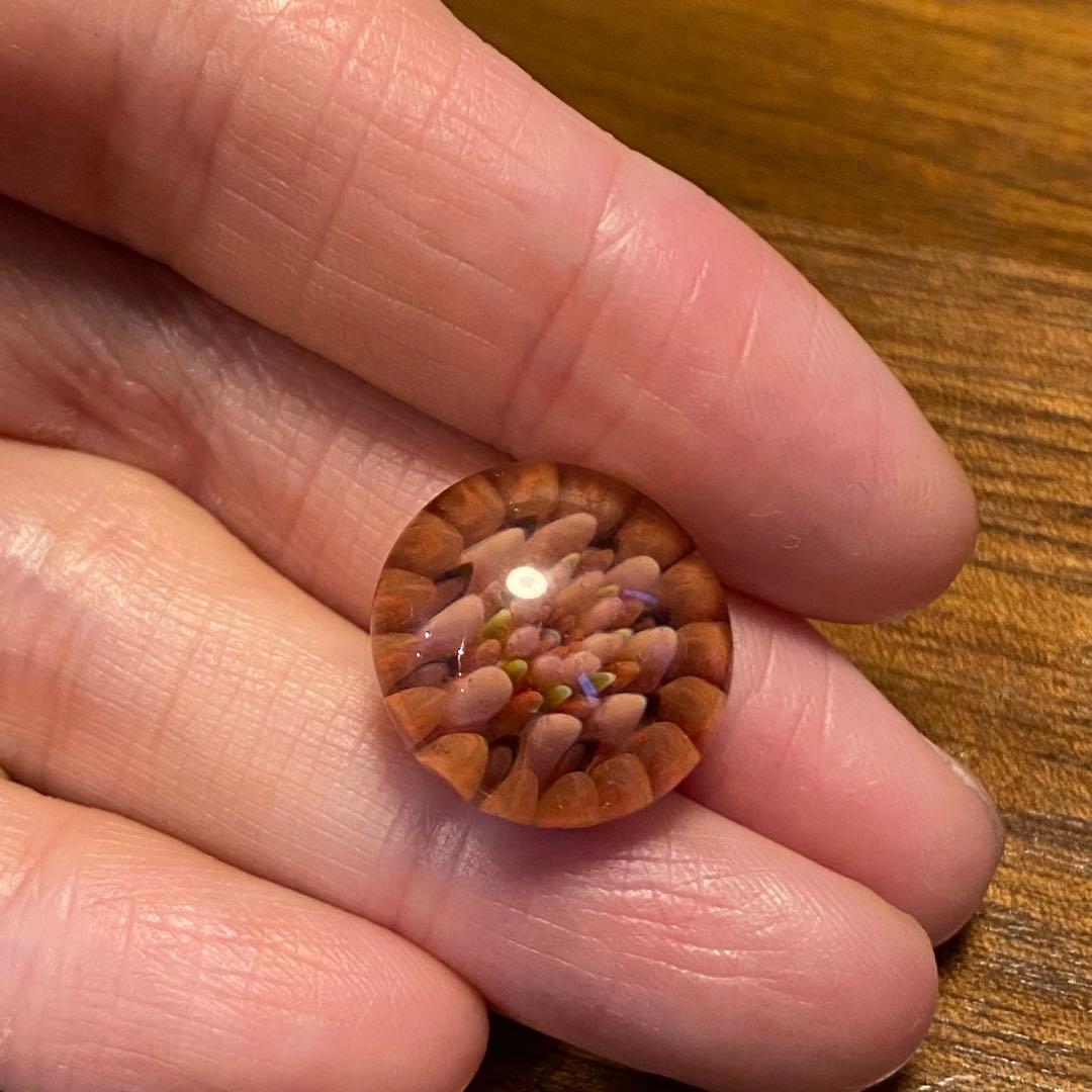 ガラス ヘアゴムパーツ