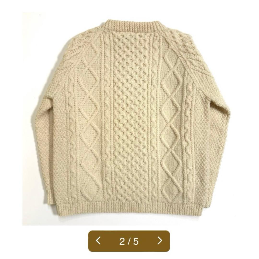 60s 70s フィッシャーマンニット