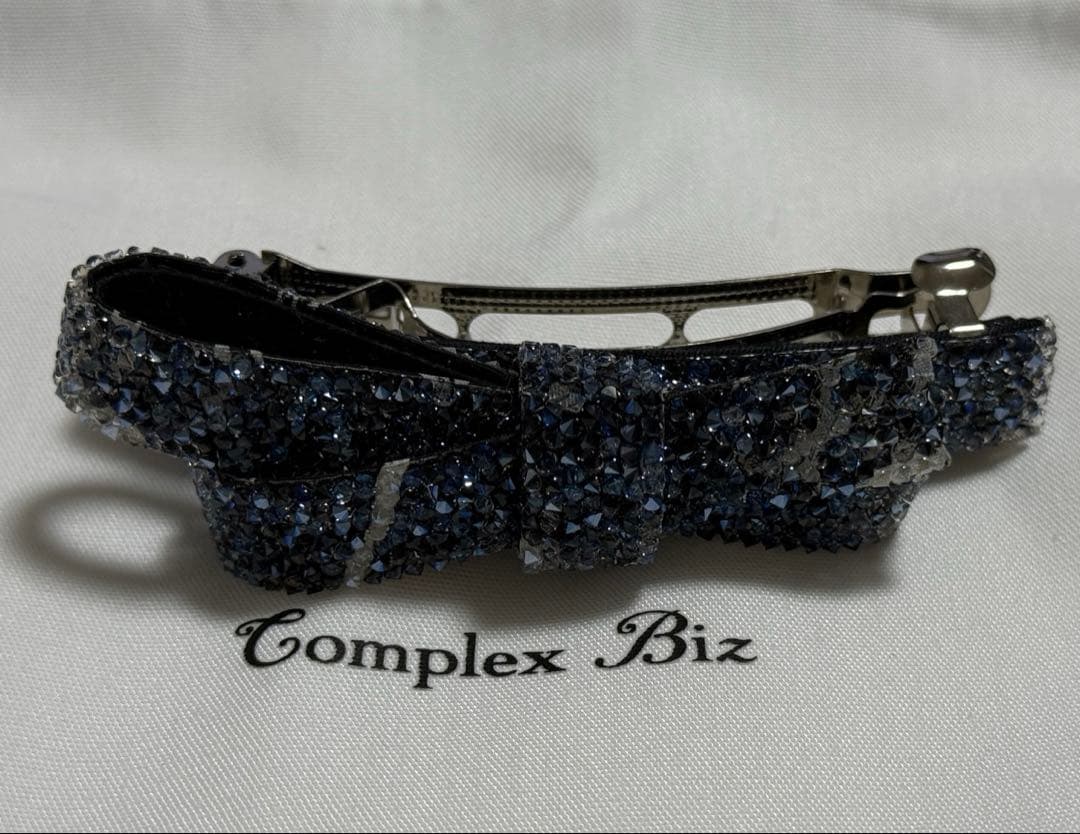 コンプレックスビズ ブリリアントラフィネ バレッタ ブラックミックス