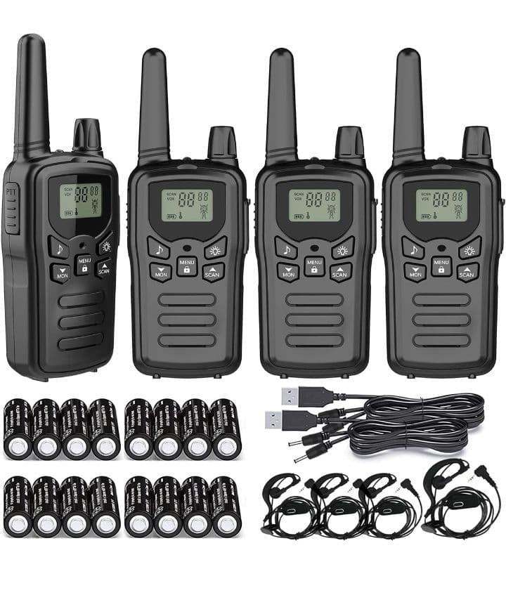 お得‼️トランシーバー 無線機 免許不要 災害・地震 緊急対応 4台セット