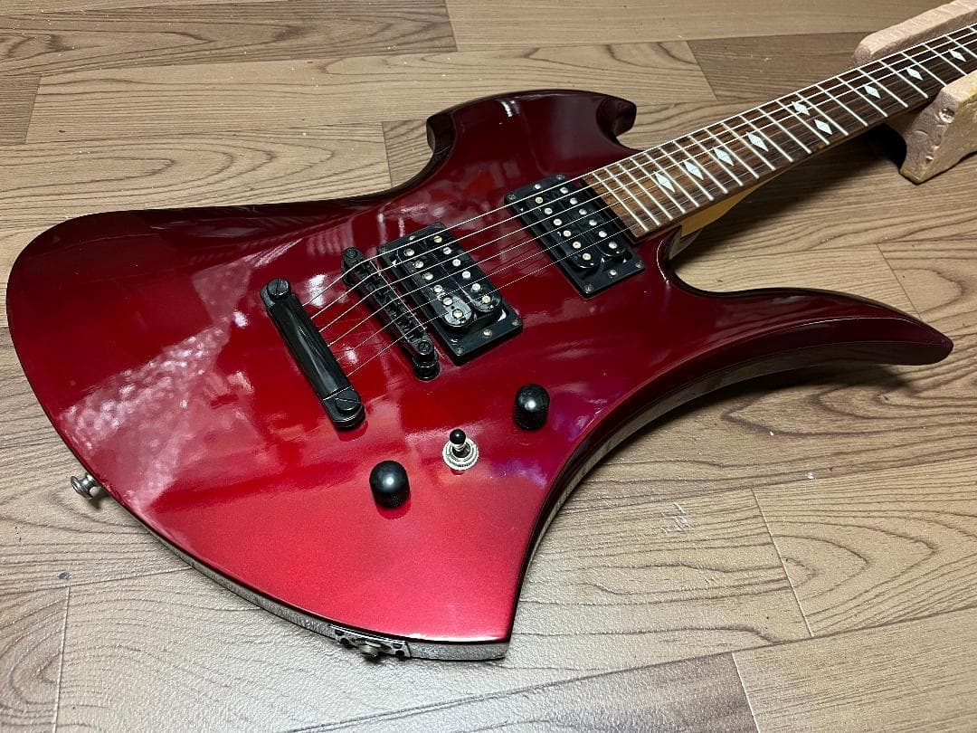 B.C.RICH モッキンバード ダークメタリックレッド　ソフトケース付